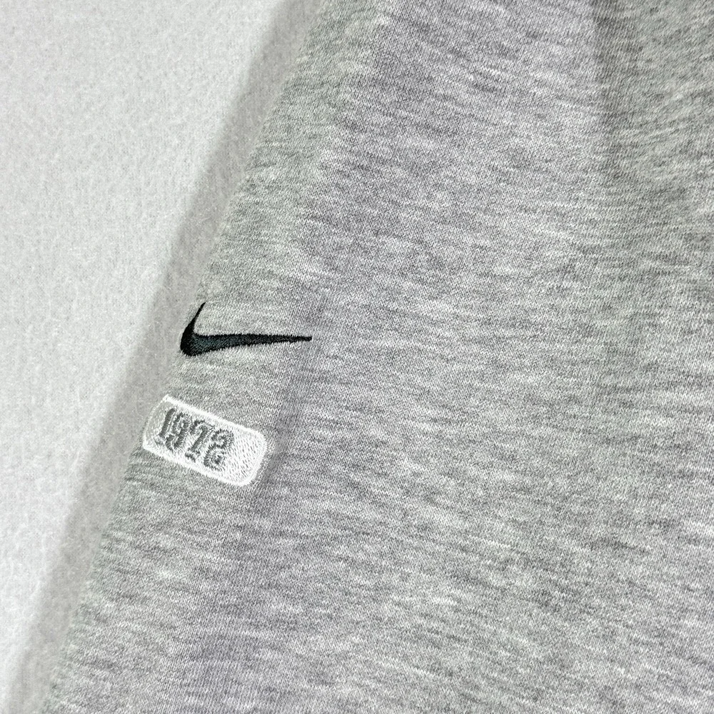 Vintage Y2K Nike Hoodie Mens Large 1/4 Zip Sweatshirt Pullover Swoosh Logo NWT